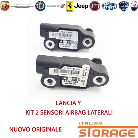 Ubicazione dei sensori airbag laterali