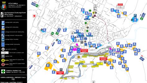 Mappa dei parcheggi principali a Udine