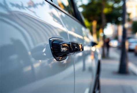Schema delle diverse maniglie auto e loro posizioni