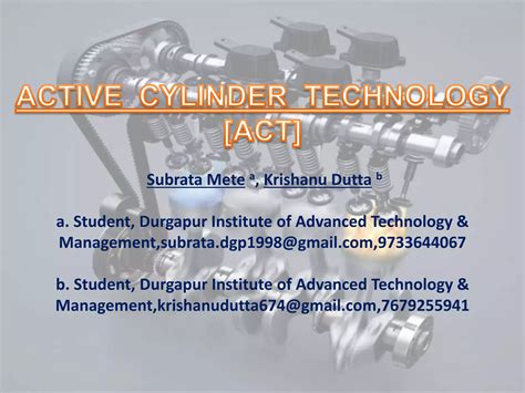 Diagramma del sistema ACT (Active Cylinder Management)