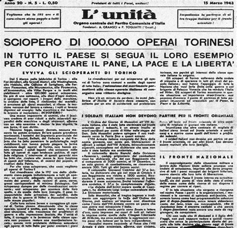 Scioperi operai nel Nord Italia