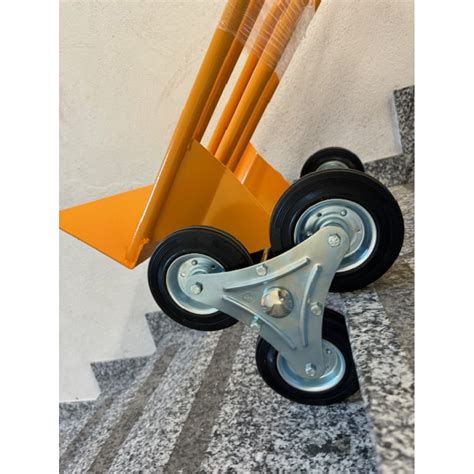 Immagine comparativa tra un carrello saliscale domestico e uno professionale