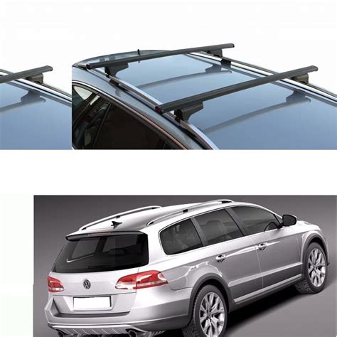 Immagine di una Volkswagen Passat con barre portatutto e portabiciclette