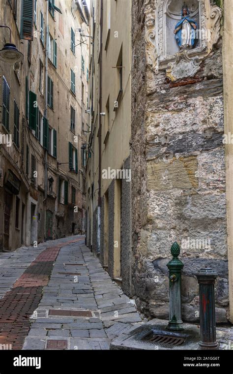 Foto storica della città vecchia di Genova