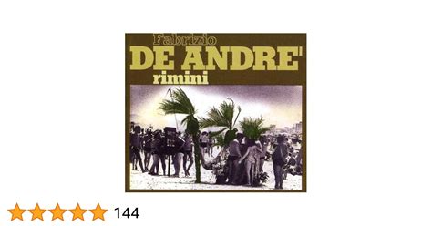 Copertina dell'album Rimini di Fabrizio De André