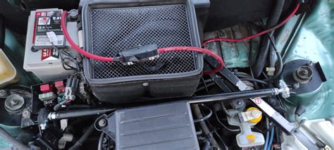 Schema di una barra duomi installata su un'auto