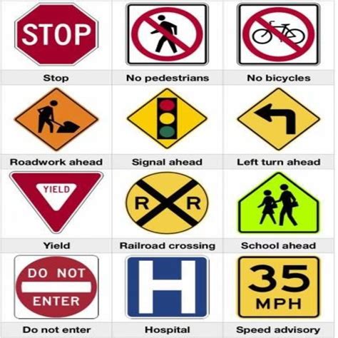 Road safety sign