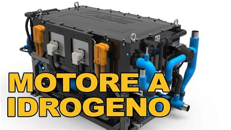 Illustrazione concettuale di un'auto a idrogeno con molecole di idrogeno e ossigeno che entrano nella cella a combustibile e acqua che esce dallo scarico.
