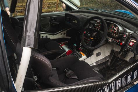 Interno di una Subaru Impreza WRC