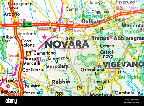 Mappa delle concessionarie auto tra Briga Novarese e Borgomanero