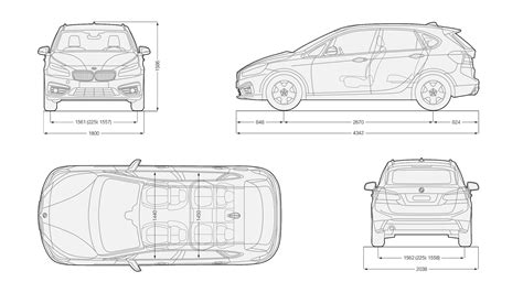 Differenza dimensioni bagagliaio con e senza ruotino BMW Serie 2 Active Tourer