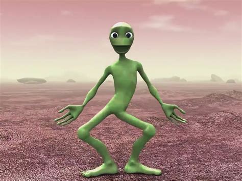 The Dancing Green Alien character