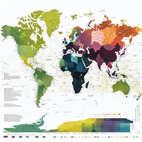 Map showing global music trends