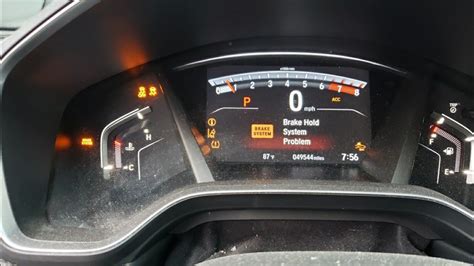 Honda hybrid car dashboard with battery indicator