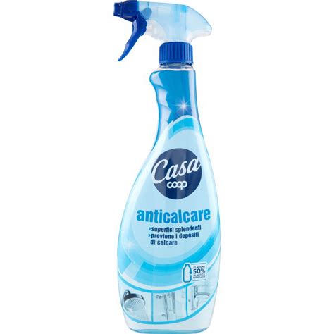 Bottiglia di prodotto anticalcare naturale