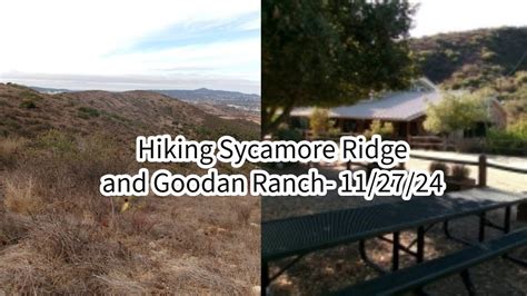Mappa dell'area di Goodan Ranch e Sycamore Canyon