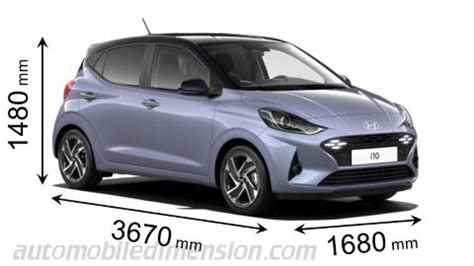 Dimensioni bagagliaio Hyundai i10