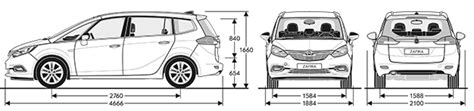 Dimensioni e confronto capacità bagagliaio Opel Zafira Tourer e Ford S-Max