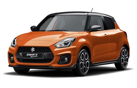 Suzuki Swift Hybrid in colorazione arancione