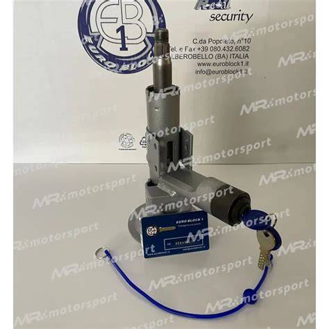 Sistema Block Shaft installato su piantone dello sterzo