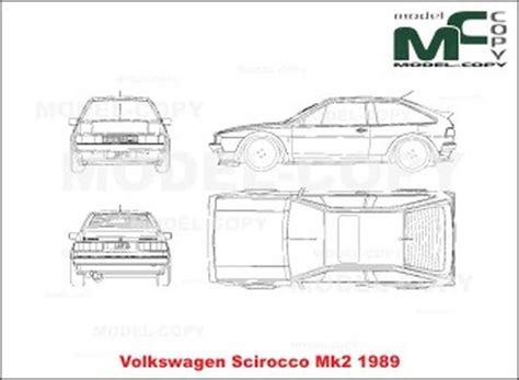 Disegno concettuale della Volkswagen Scirocco