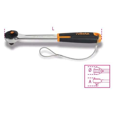 Cricchetto reversibile con attacco da 1/2 pollice