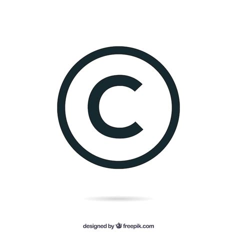 Simbolo del copyright con testi che indicano la protezione dei contenuti digitali