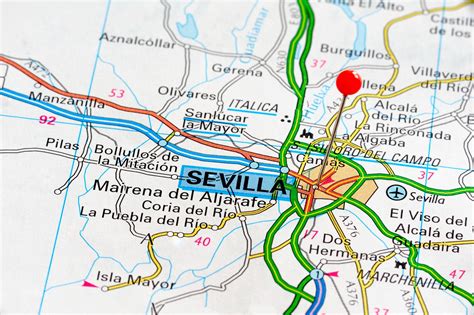 Mappa della sede Centauro all'aeroporto di Siviglia