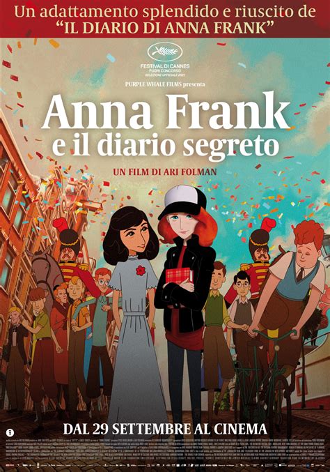 Illustrazione di Kitty che emerge dal Diario di Anna Frank
