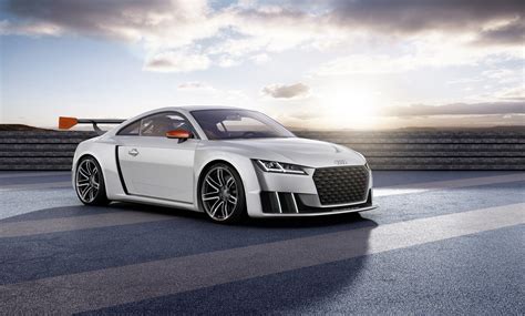 Audi TT Clubsport Quattro Concept: Prospettiva laterale con focus sul design senza tetto