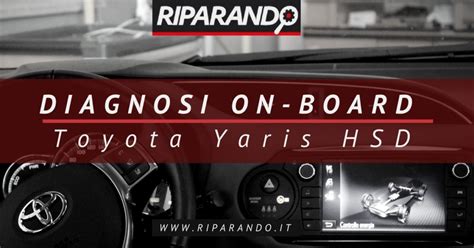 Schermata di diagnosi del sistema infotainment Toyota