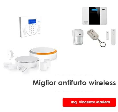 Confronto tra pannelli di controllo antifurto wireless