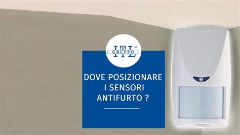 Vari tipi di sensori per antifurto domestico