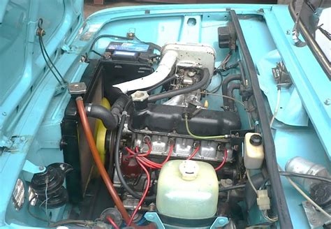 Vano motore Fiat 124 Coupé