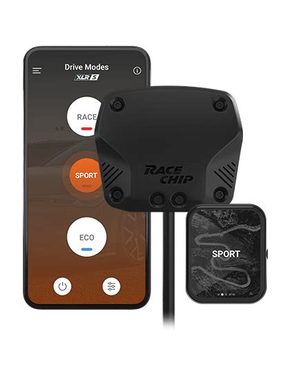 Interfaccia dell'app RaceChip per il controllo dell'XLR 5