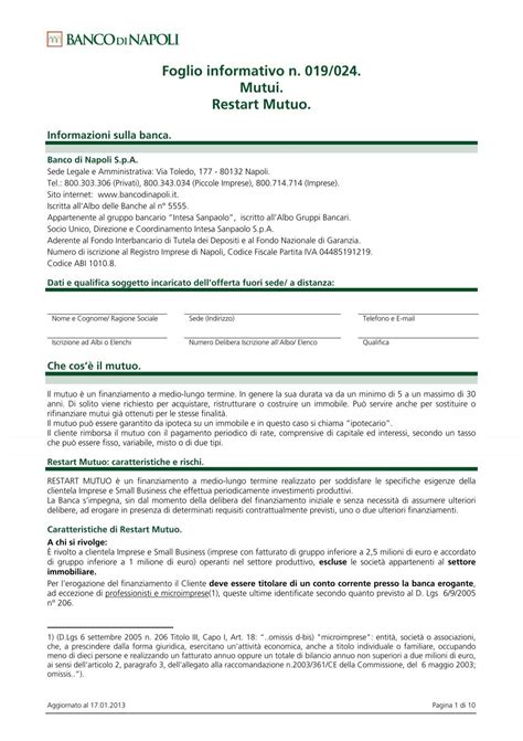 Dettaglio di un foglio informativo di finanziamento auto