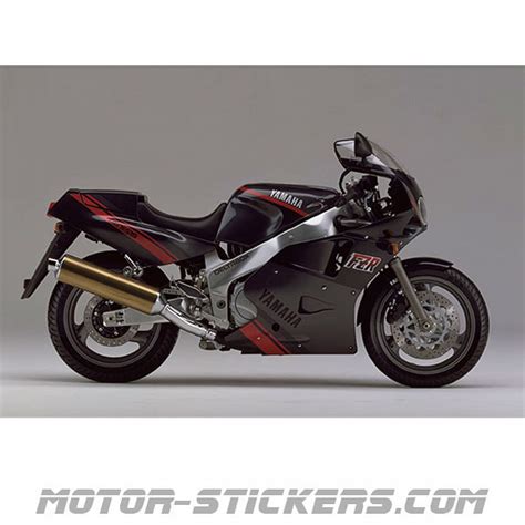 Adesivi per Yamaha FZR 1000 Exup applicati su carena