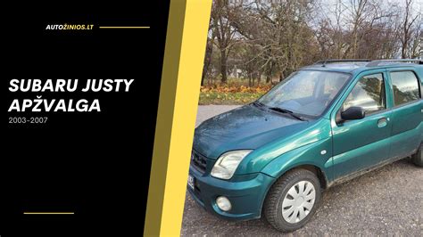 Subaru Justy in azione su strada sterrata
