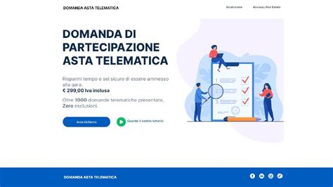 Procedura di asta telematica