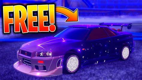 Nissan Skyline Rocket League in azione