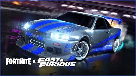 Immagine stilizzata del logo Fast & Furious X Rocket League
