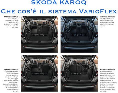 sistema sedili Varioflex Skoda