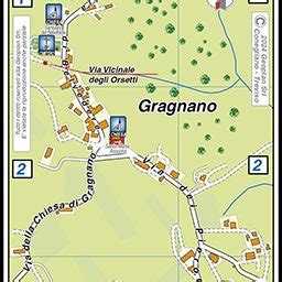 Mappa dell'area di Capannori con indicazione delle vie principali