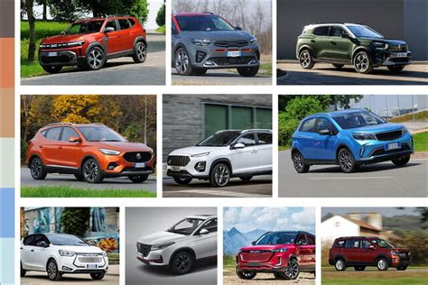 Panoramica di diversi SUV sul mercato