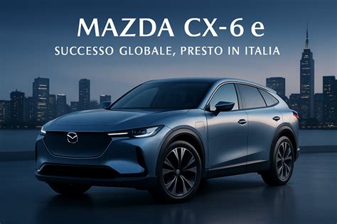 Design esterno della Mazda CX-6e