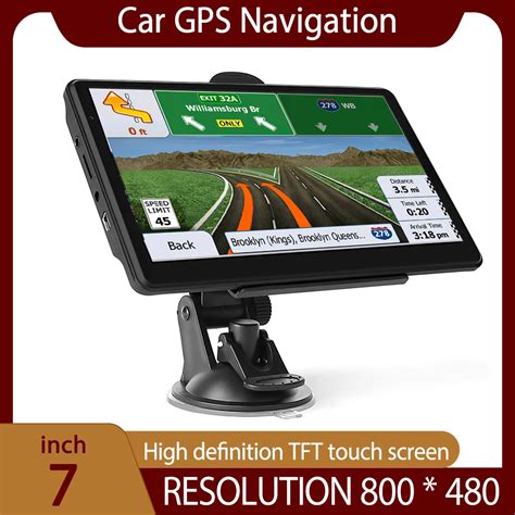 Mappa di navigazione GPS su display auto