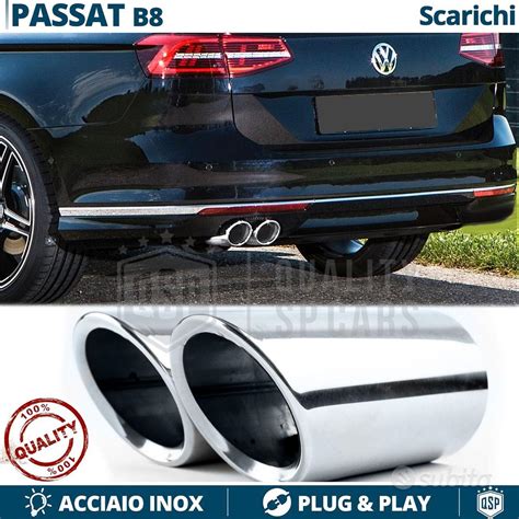 Volkswagen Passat B8 con doppio scarico sportivo