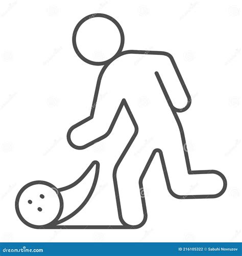 Giocatore di bowling che lancia una palla verso i birilli