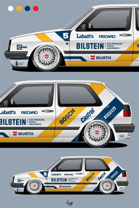 Evoluzione del design della Volkswagen Golf Mk2