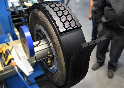 Continental truck tire retreading process